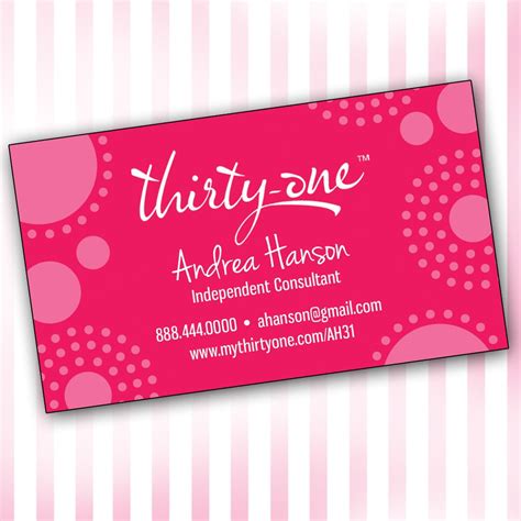 thirty one business card holder|thirty one visiting card.